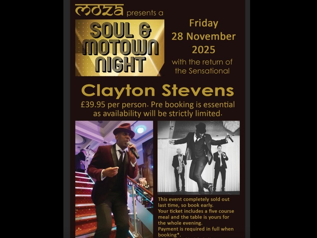 Live Entertainment with the sensational Clayton Stevens